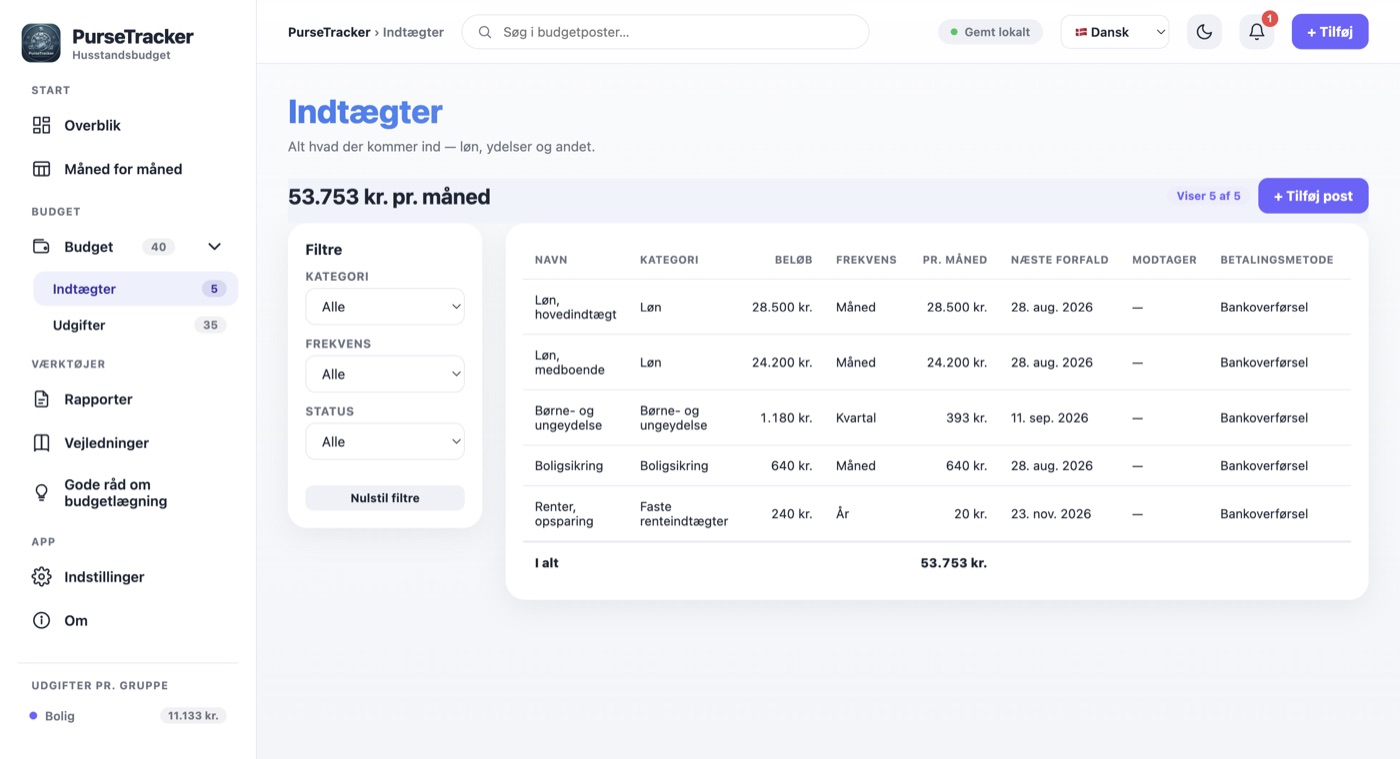 PurseTracker skærmbillede 6