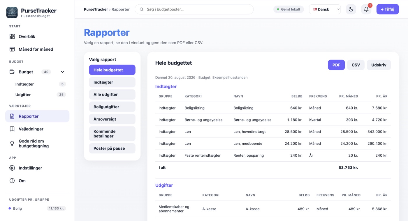 PurseTracker skærmbillede 8