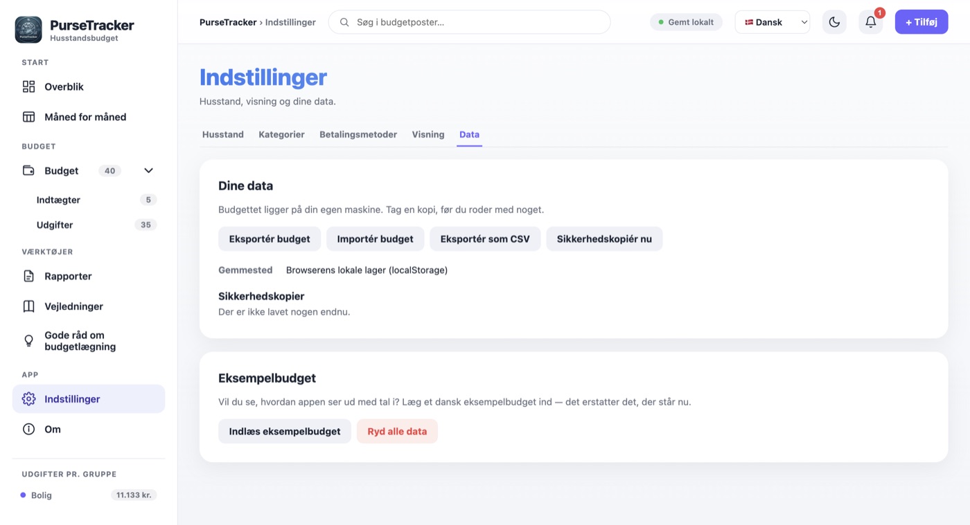 PurseTracker skærmbillede 13